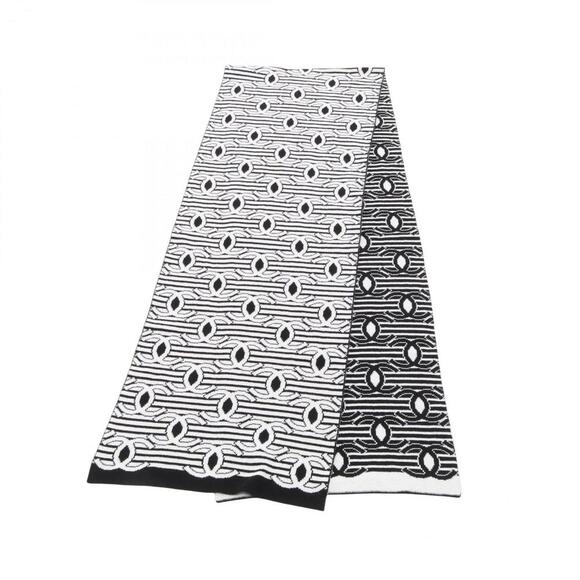CHANEL Black Logo Scarf - Picture 1 of 4